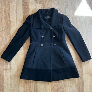 Guess Peplum Peacoat - Size M